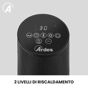 Radiator electric Ardes AR4P22FP, 2000W, cu efect de flacara si telecomanda - Img 2