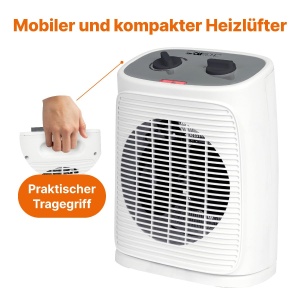 Radiator electric Clatronic HL 3800, 2000W, oscilant, cu ventilator - Img 2