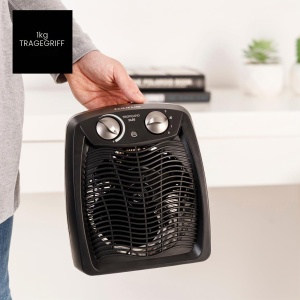 Radiator electric Taurus Tropicano 2400W, 2 trepte de putere, negru - Img 6
