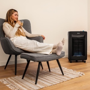 Radiator pe gaz Cecotec ReadyWarm 4200 BlueFlame, 4200 W, pliabil, cu flacara albastra - Img 4