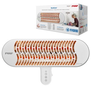 Radiator pentru bebelusi reer HeatCare, 350700W, albgri, cu telecomanda