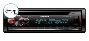 Radio auto Pioneer DEH-S720DAB cu Bluetooth, DAB, USB si iluminare RGB - Img 2