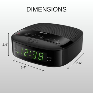 Radio cu ceas Philips TAR320512, functie Sleep Timer, alarma dubla, FM digital - Img 3