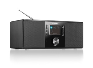 Radio digital Karcher DAB 5000 DAB FM-RDS Bluetooth AUX-IN Ceas cu alarma dubla Negru