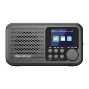 Radio portabil Karcher DAB 2415 cu Bluetooth, acumulator 2200 mAh, compact - Img 9