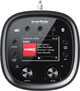 Radio Smart Kenwood CR-ST500S-B, 30W RMS, WiFi, Bluetooth, Negru - Img 5