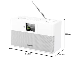 Radio stereo Kenwood CR-ST80DAB-W, 20 presetari, Bluetooth, 10 W RMS - Img 8