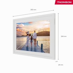 Rama foto digitala Thomson 10 inch, touchscreen HD, 32GB, alba - Img 2