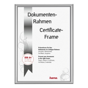 Rama foto Hama Detroit, 21x29,7cm, aluminiu, bruchsicher, argintie