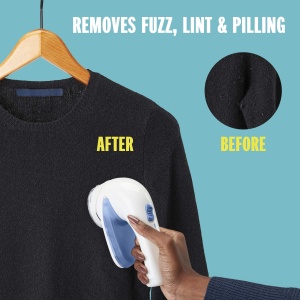 Rascheta pentru haine Conair CLS1XE, alimentare cu baterii, ergonomic, albalbastru - Img 2