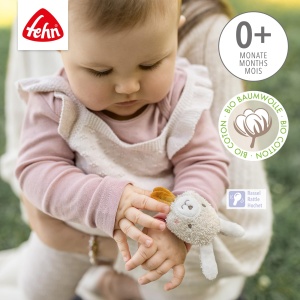 Rasdelarmband Fehn Natur Hase 048377 Materiale Bio Rassel pentru Bebelusi - Img 4