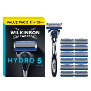 Rasiera pentru barbati Wilkinson Sword Hydro 5 cu 13 lame si gel hidratant