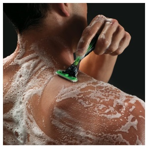 Rasierer pentru corp Gillette, 3 lame, ergonomic, verde - Img 7