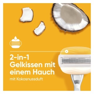 Rasior pentru femei Gillette Venus Pro ComfortGlide cu 5 lame, cu miros de cocos - Img 5