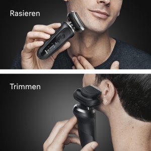 Rasitor electric Braun Series 7, model 72-N1200si, negru, 60 min autonomie - Img 5