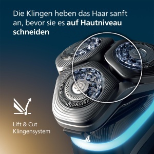 Rasitor electric Philips i9000 Prestige, gri-silber, cu trimmer integrat si statie de curatare - Img 3