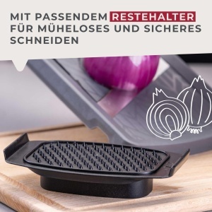 Rasnita de legume Fackelmann din otel inoxidabil, 4 grosimi de taiere - Img 5
