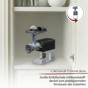 Rasnita electrica Cloer MG8010, 600W, cu display tactil si accesorii - Img 5
