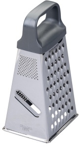 Rasnita multifunctionala Fackelmann din otel inoxidabil, culoare Gravity Grey, 11 x 9 x 21,5 cm - Img 4