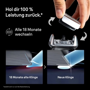 Rasoir Electric Braun Series 8, Scherkopf 83M, Argintiu - Img 3