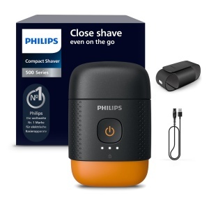 Rasoir electric pentru barbati Philips S59505, 3D, compact, cu accesorii de calatorie