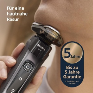 Rasoir electric Philips i9000, negru, cu trimmer integrat si ladestation - Img 2