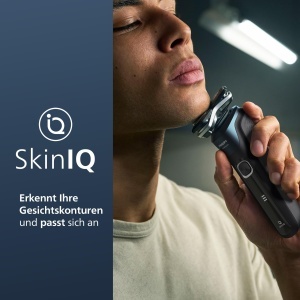 Rasoir electric Philips Shaver 5000 S588950, tehnologie SkinIQ, albastru - Img 3