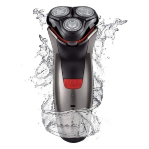 Rasoir electric Remington PR1350 Aqua Plus, rotativ, pentru utilizare umeda si uscata, rosu