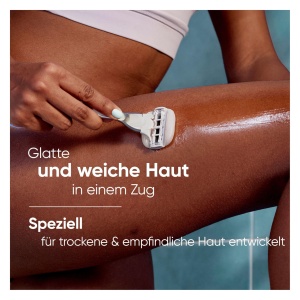 Rasoir pentru femei Gillette Venus Pro ComfortGlide Sensitive, 9 lame, verde - Img 2