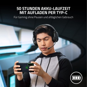 Razer Barracuda X Wireless Gaming Headset Negru 50h Autonomie Bluetooth USB-C - Img 7