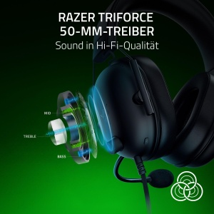 Razer BlackShark V2 X Xbox Headset Gaming Negru 250g Microfon Cardioid - Img 2