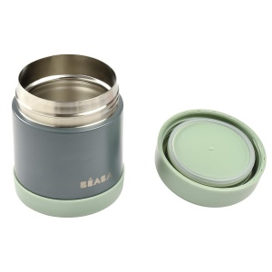 Recipient termic BEABA 300 ml, inox, 100 etans, pentru bebelusi si copii - Img 3