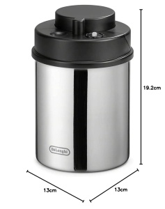 Recipient vacuum DeLonghi DLSC063, capacitate 1300 ml, din inox - Img 5