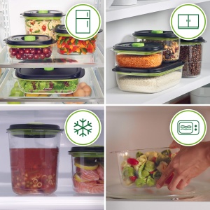 Recipient Vakuum FoodSaver Preserve Marinate 1,18L, BPA-free, Spalabil - Img 5