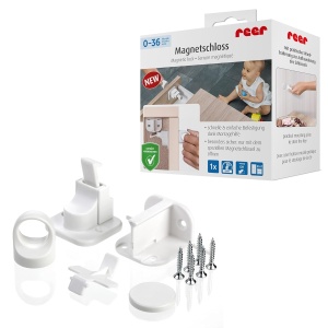 Reer Magnetschloss 51030 Alb Siguranta Magnetica pentru Dulapuri si Sertare
