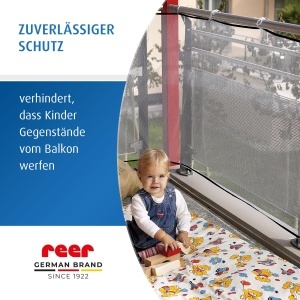 Reer Plasa Protectie Balcon 294x94 cm Siguranta Copii Material Rezistent la Intemperii - Img 2