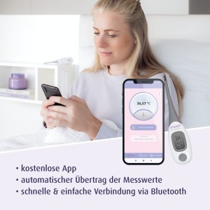 Reer Termometru Basal mama Fieberthermometer Control Ciclu Bluetooth - Img 6