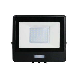 Reflector LED V-TAC 30W cu senzor de miscare, 2340 lumeni, negru - Img 4