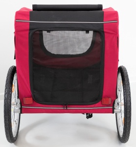 Remorca pentru caini TRIXIE, pliabila, 30 kg, 58 x 52 x 79 cm, rosieneagra - Img 4