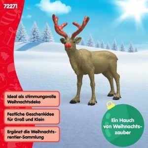 Ren De Craciun Schleich Jubilare Aurie 72271 13 x 5 x 12 cm - Img 3