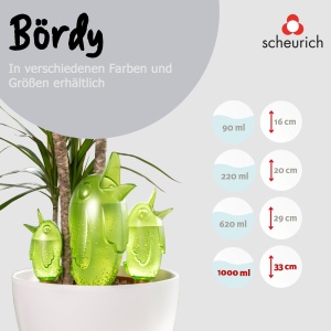 Rezervor de apa Scheurich Bordy XXL, 1L, Plastic UV, Verde, 33 cm - Img 4