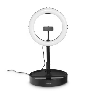 Ringlicht LED Hama SpotLight FoldUp 102 II, 10,2, 128 LED-uri, negru