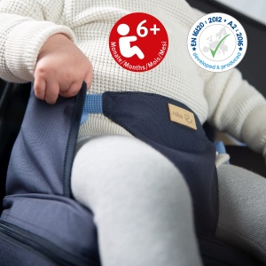 roba Booster Seat - Scaun mobil gonflabil pentru copii cu panouri laterale ridicate - Scaun de inaltare flexibil pentru acasa si in deplasare - Img 7