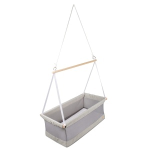 Roba Hangebettchen Safe Asleep, Patut Suspendat 90x45 cm, Culoare Gri