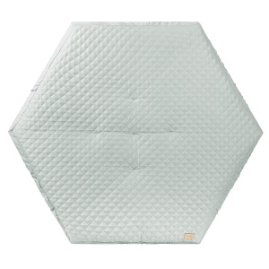 Roba Laufgitter Hexagonal cu Inlay Verde - 3 Niveluri de Inaltime - Mobil cu Roti - Alb - Img 4