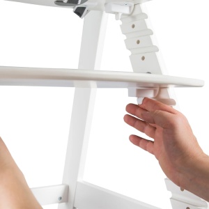 Roba Sit Up Click Scaun Inalt Evolutiv din Lemn Alb pentru Copii si Tineret - Img 5