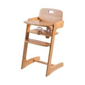 roba Stair High Chair Kid Up - Scandura detasabila - Scaun inalt in crestere pentru bebelusi si copii - cu curea in 3 puncte - lemn natural