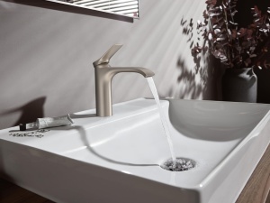 Robinet baie hansgrohe Vivenis 75020821 cu 1 maner, finisaj nichel periat, 17,8 cm - Img 4
