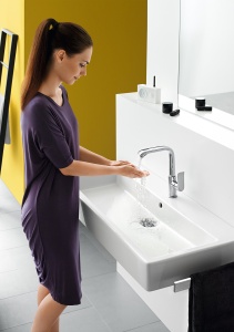 Robinet chiuveta hansgrohe Metris 230, crom, cu sistem Push-Open - Img 2