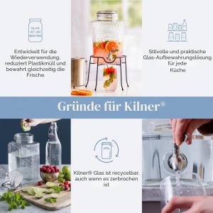Robinet de Bauturi KILNER, Inox, Compatibil cu Dispensere de 3,5 si 8 L - Img 4